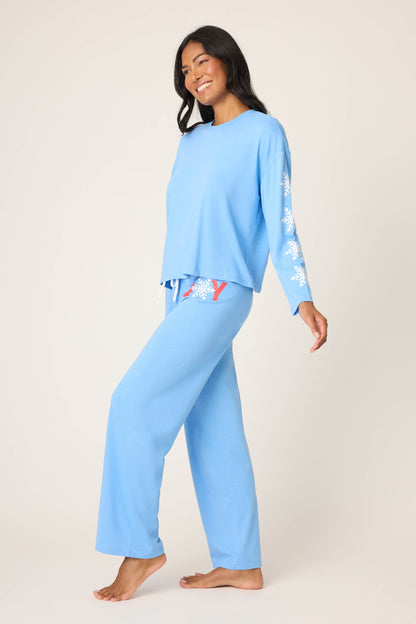 Snowflake Long Sleeve Lounge Set