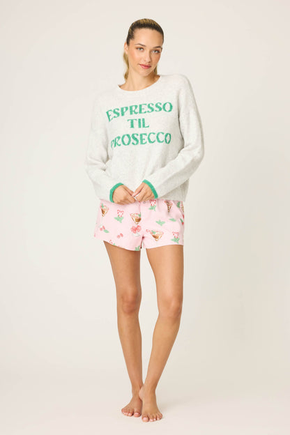Espresso Til Prosecco Snuggle Sweater