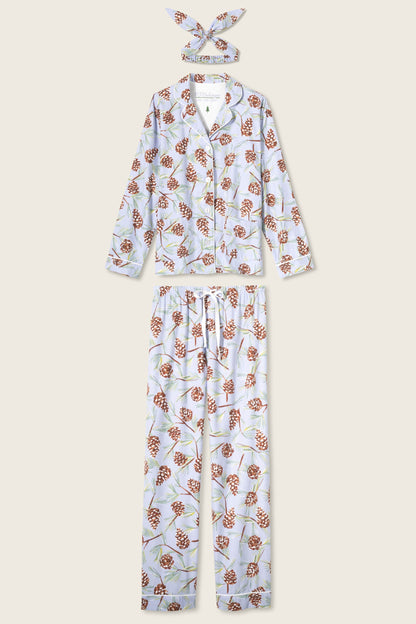 Feelin' Pine 3-Piece Winter Print Flannel PJ Set