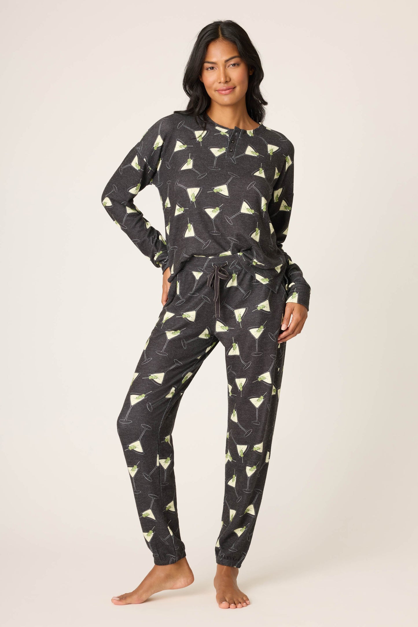Merrier With A Martini Banded Pants