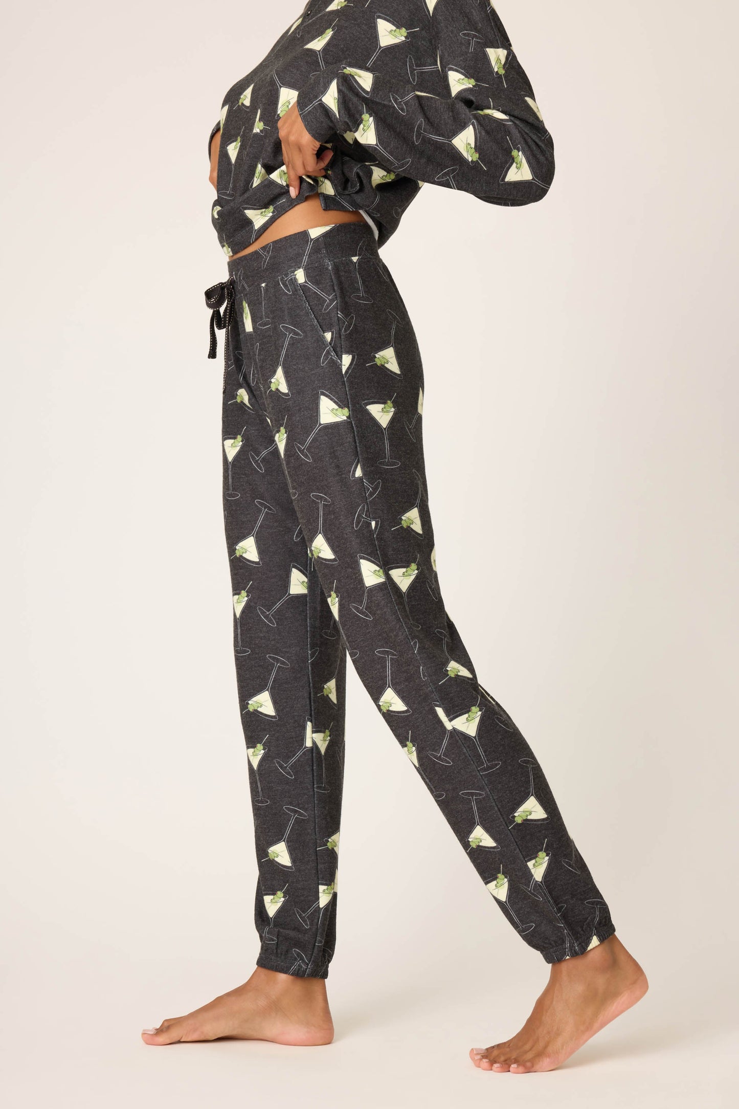 Merrier With A Martini Banded Pants