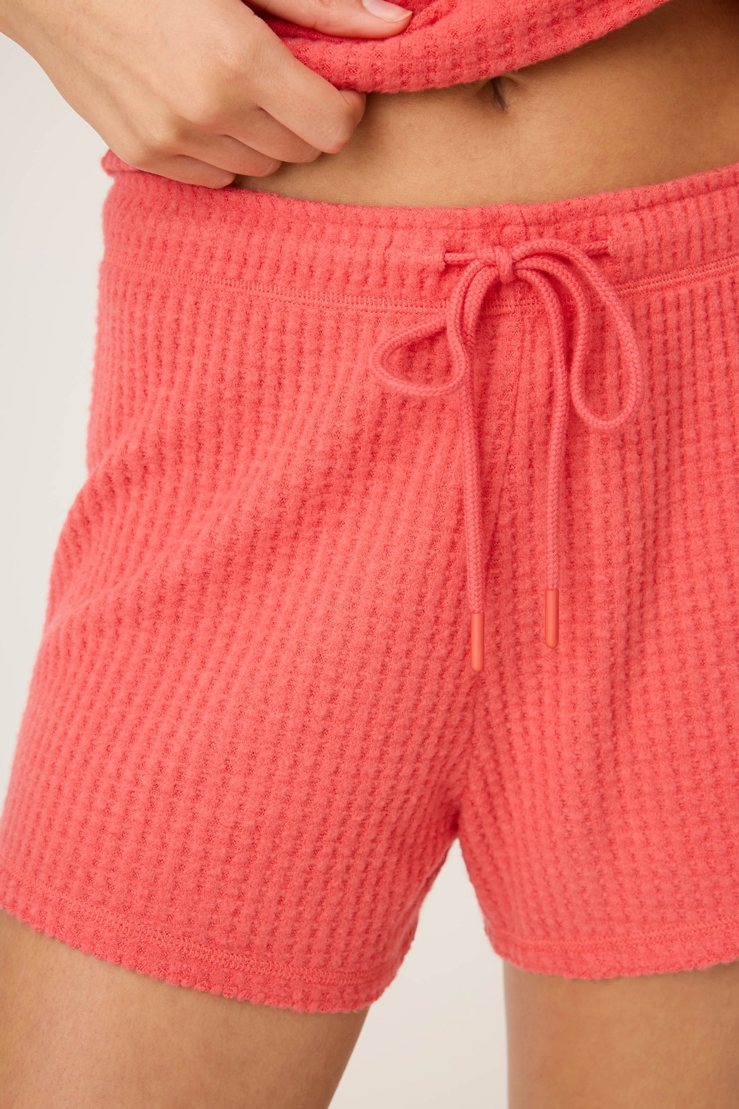 Morning Waffles Scarlet Shorts