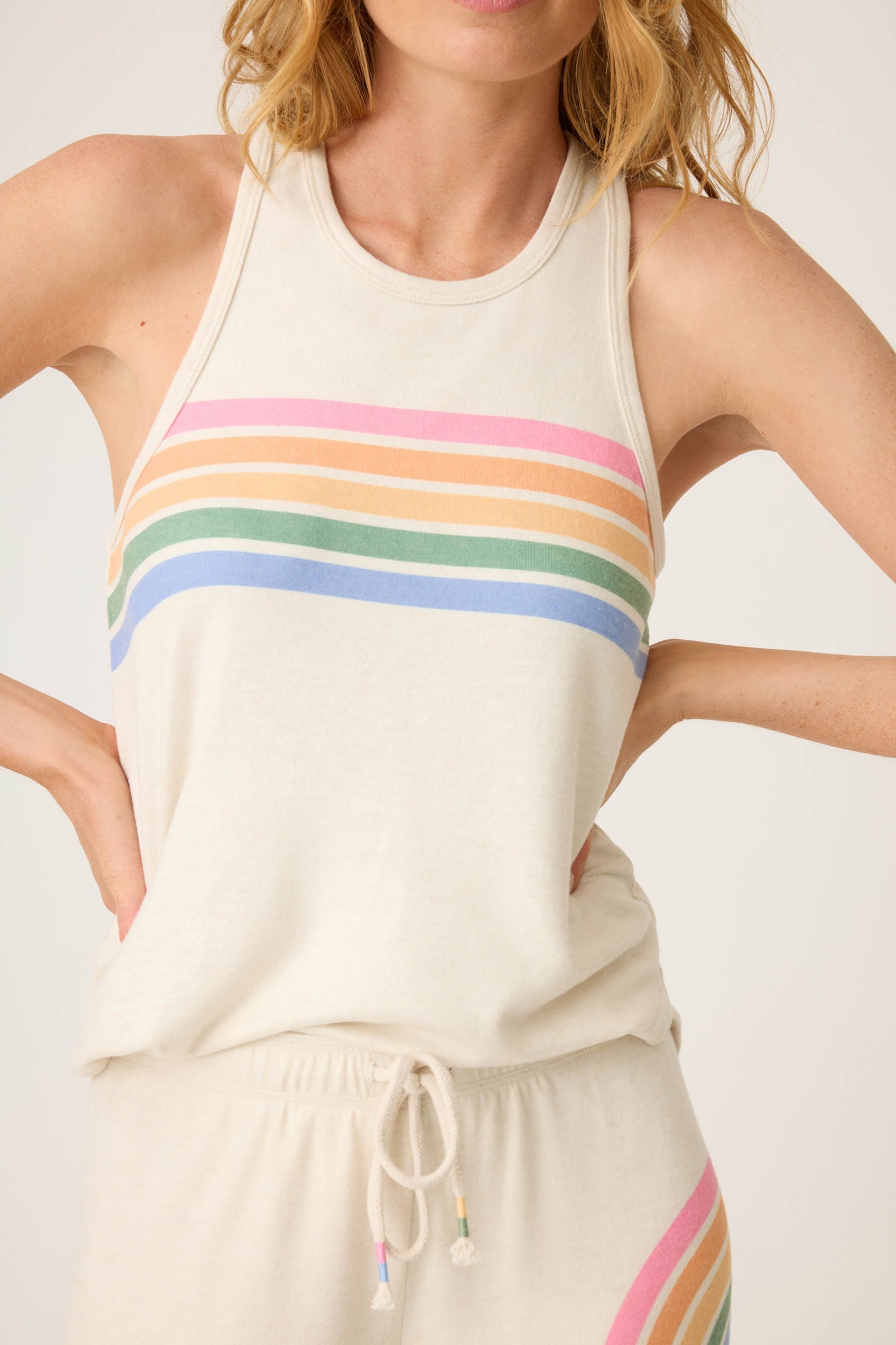 Over The Rainbow Racerback Tank Top