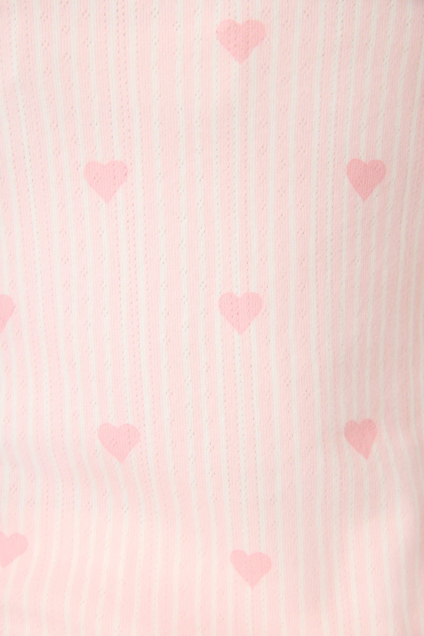 Pointelle Essentials Ditsy Heart 4-Piece Loungewear Set