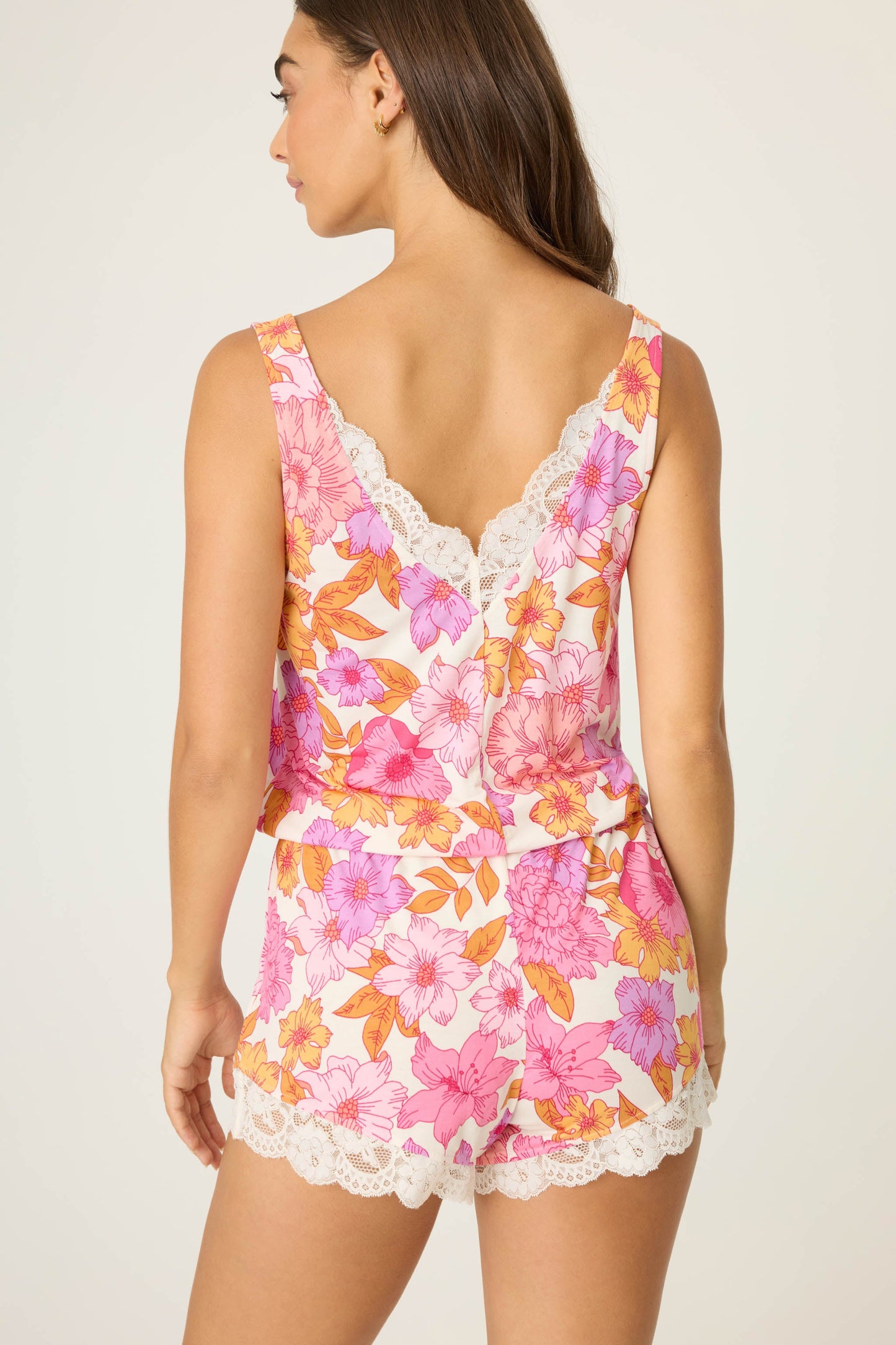 Sweet Dreams Floral Print Modal Romper
