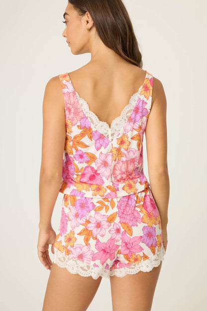 Sweet Dreams Floral Print Modal Romper