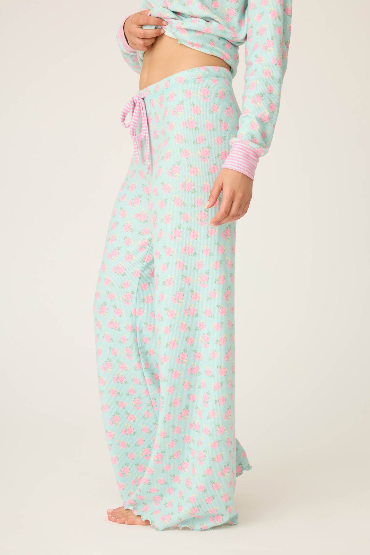 Secret Garden Floral Open Leg Pant