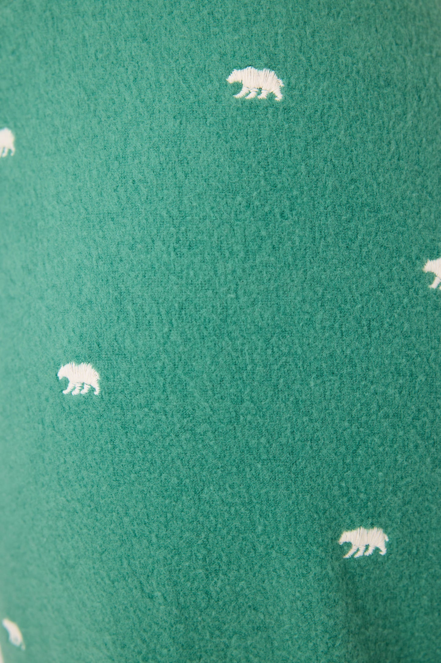 The Outsider Embroidered Bear Fleece Banded Pants