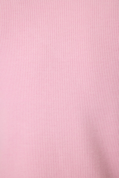 Wish You Were Here Baby Peachy Waffle Shorts