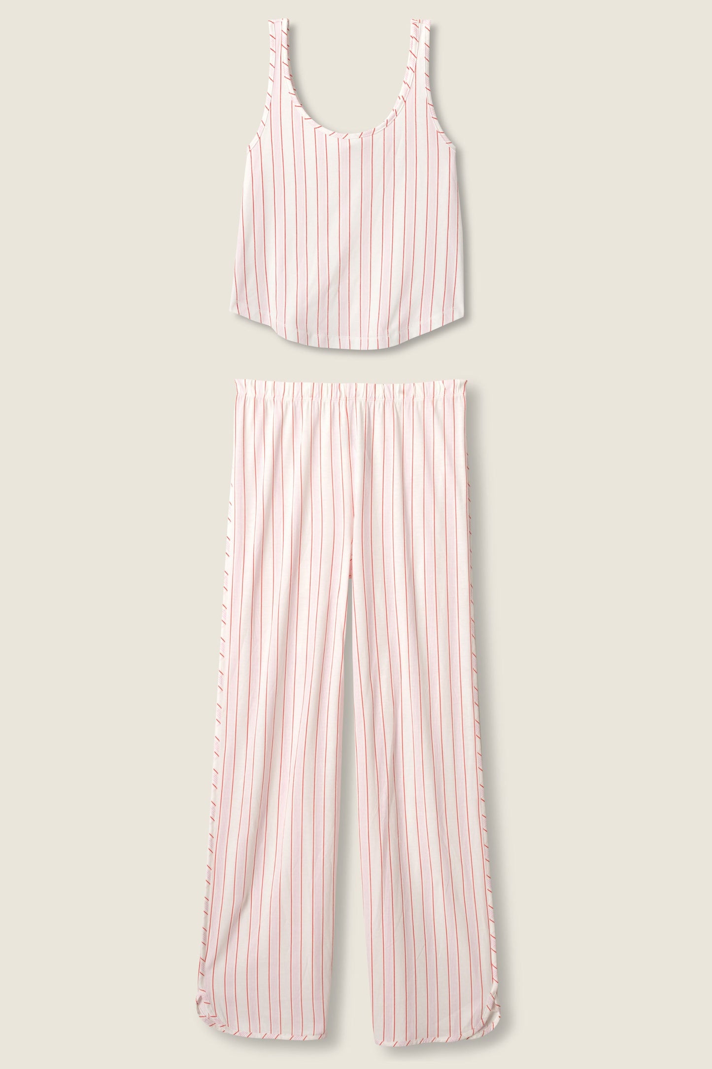 Feeling Loved Striped PJ Set