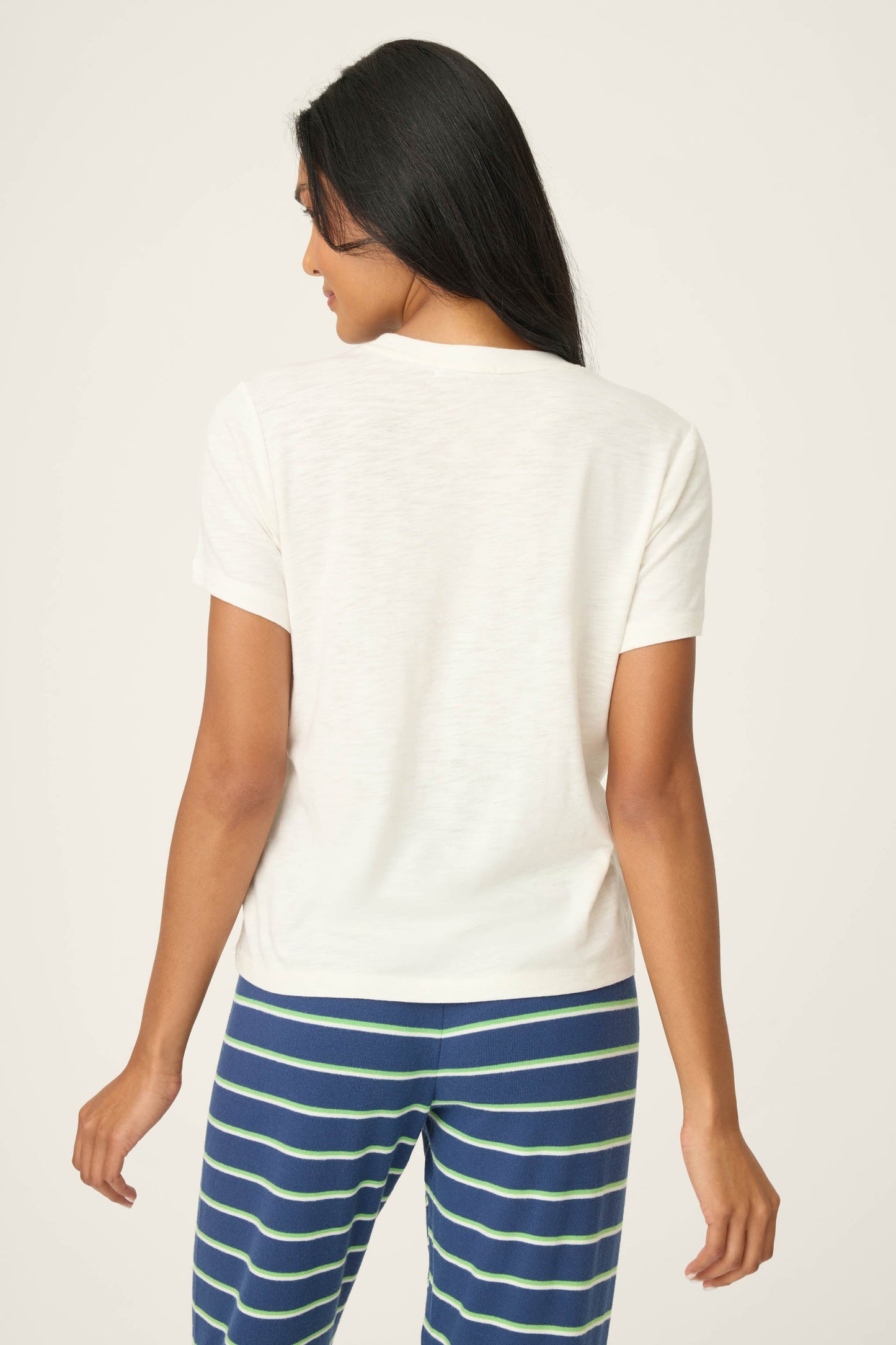 C'est La Vie Graphic Print Short Sleeve Top