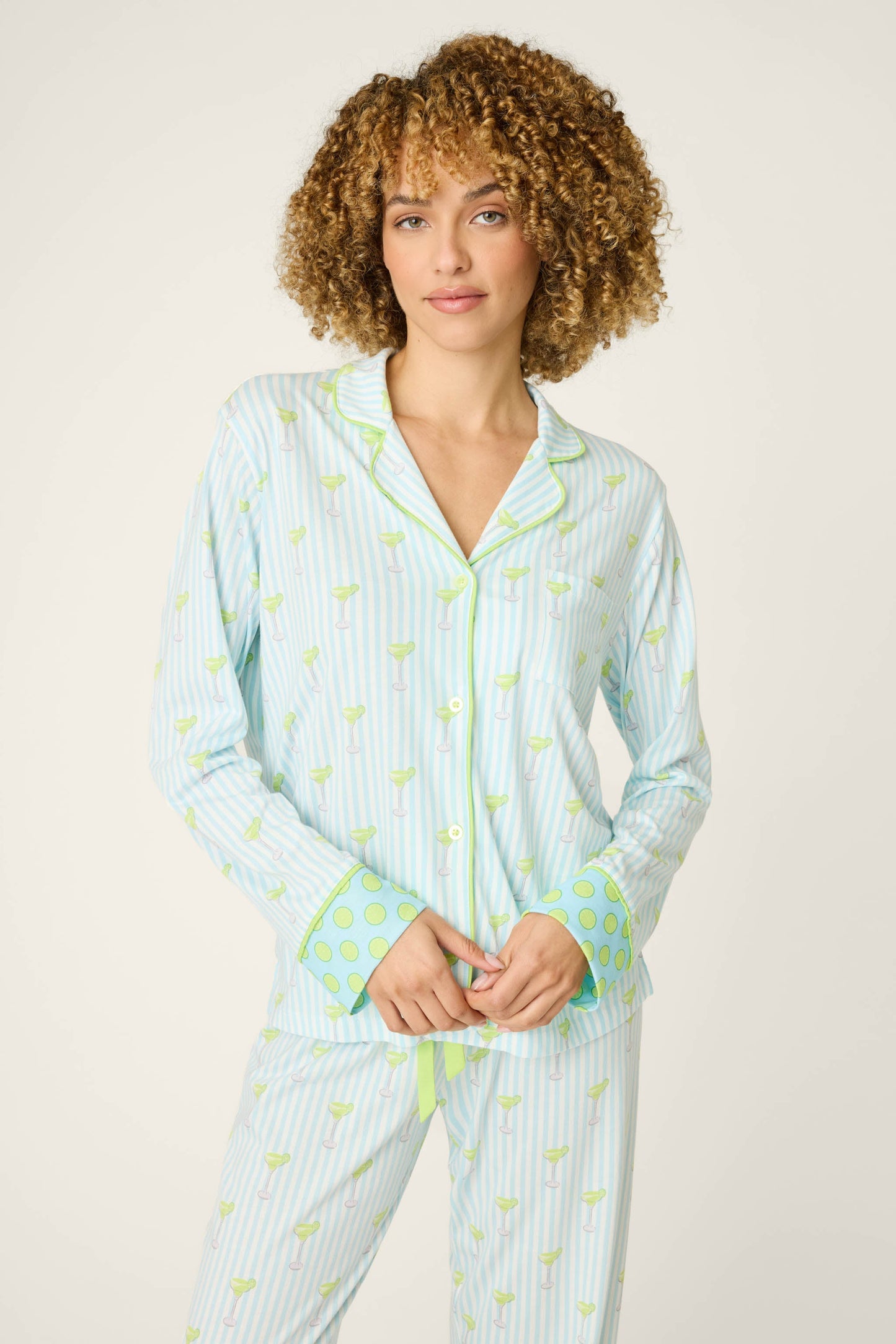 Playful Prints Salty Cadillac Long Sleeve Top