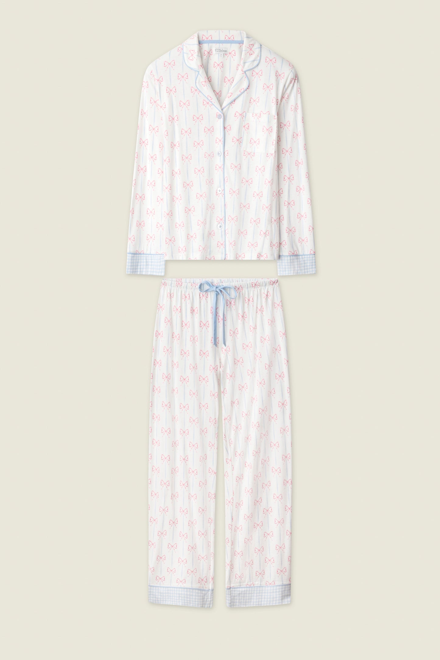 Playful Prints All Wrapped Up Long PJ Set