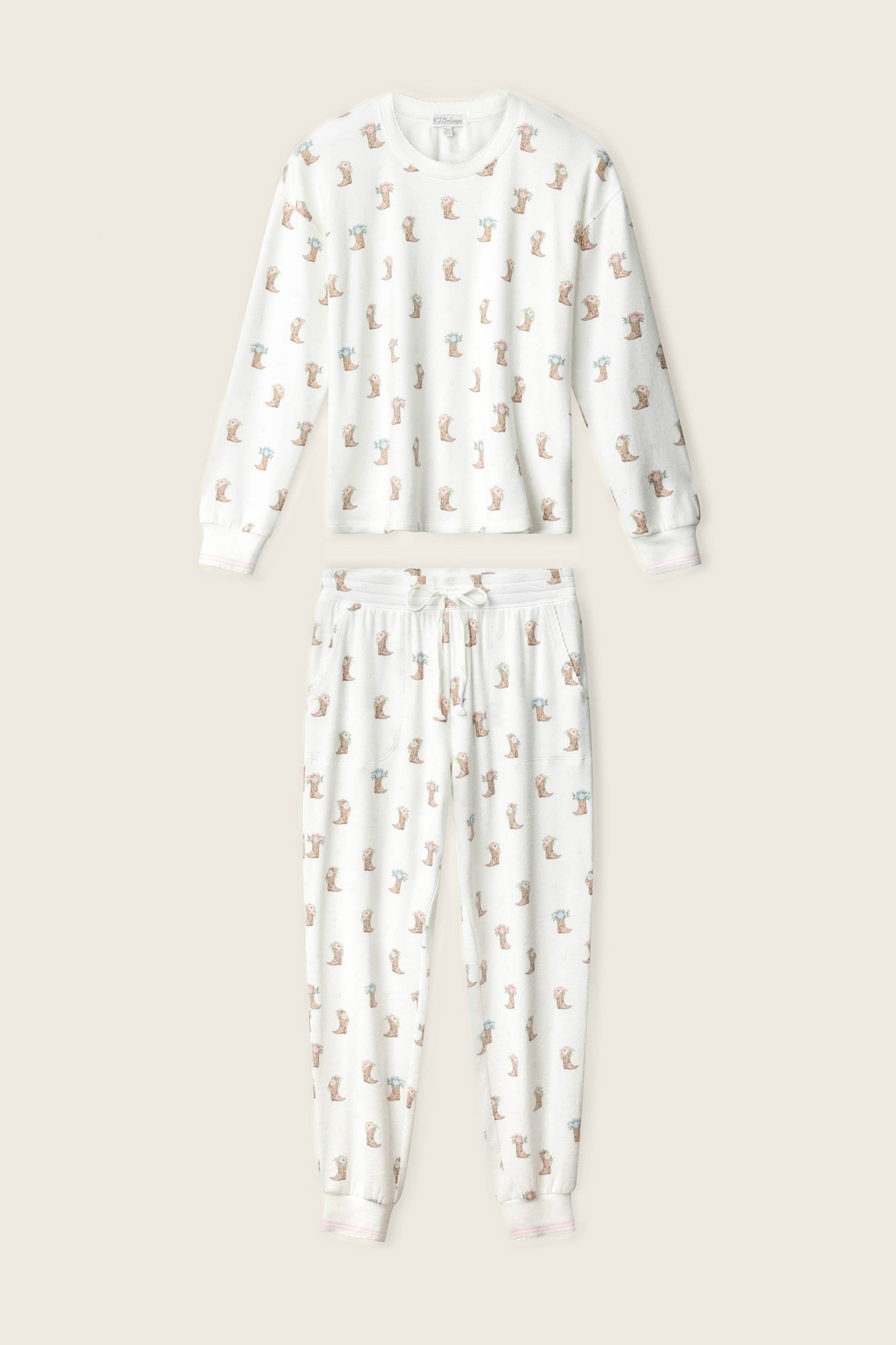 Western Blooms Boot Bouquet Lounge Set