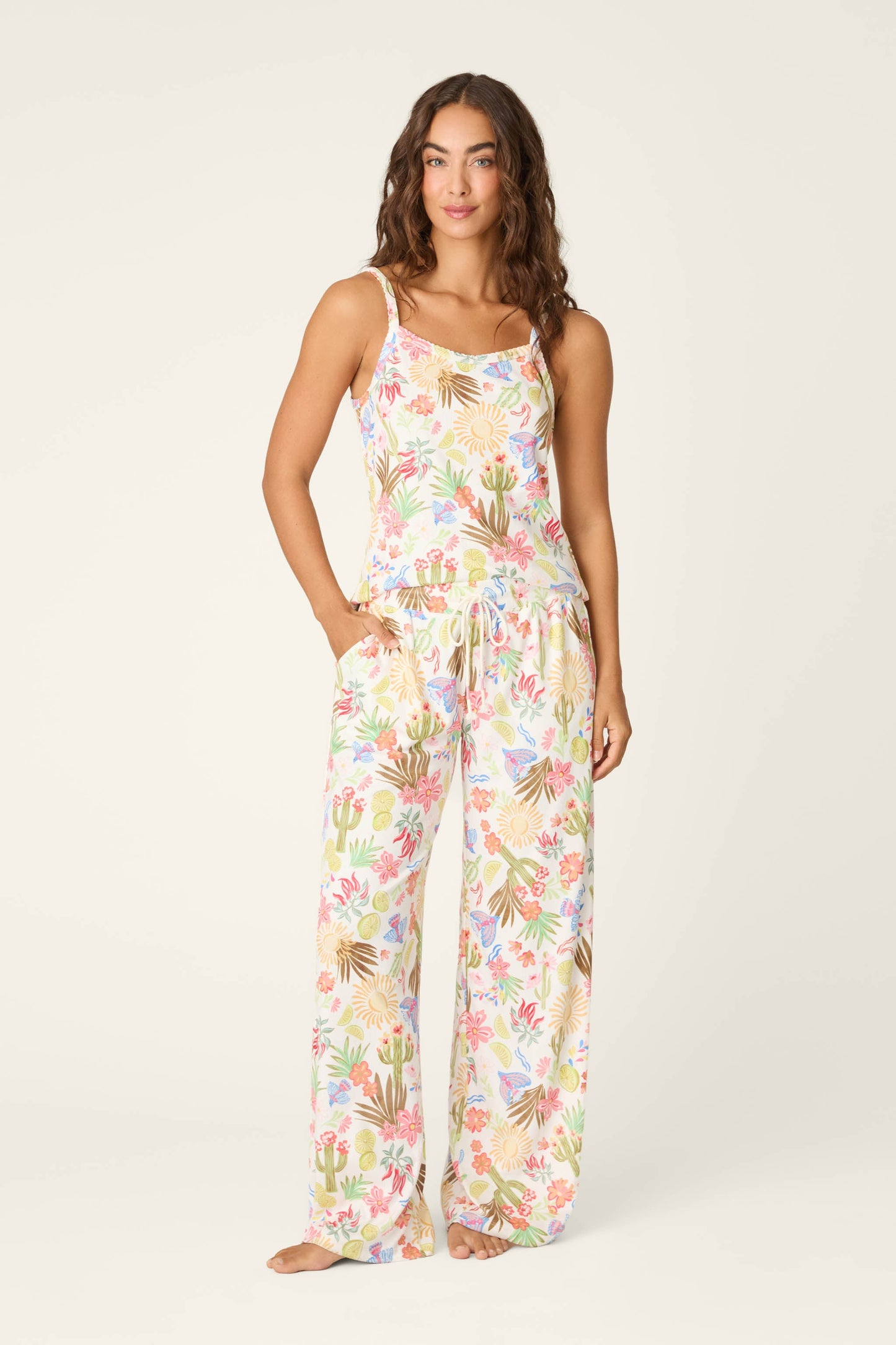 Feelin' Prickly Desert Dreams Long PJ Set