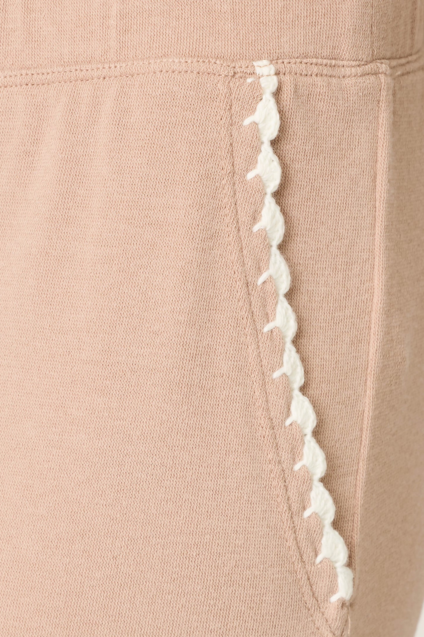 Palms Away Warm Taupe Cropped Lounge Pants