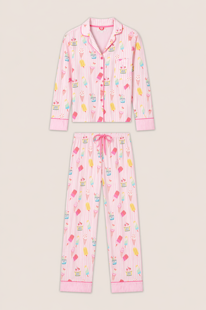 Playful Prints Sugar Rush Long PJ Set