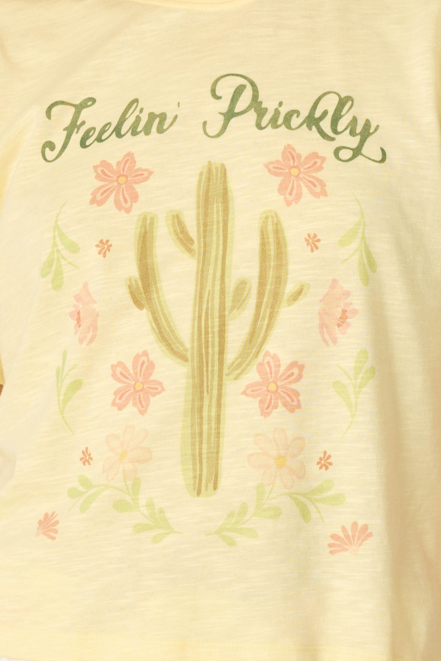 Softee "Feelin' Prickly" Graphic Print T-Shirt