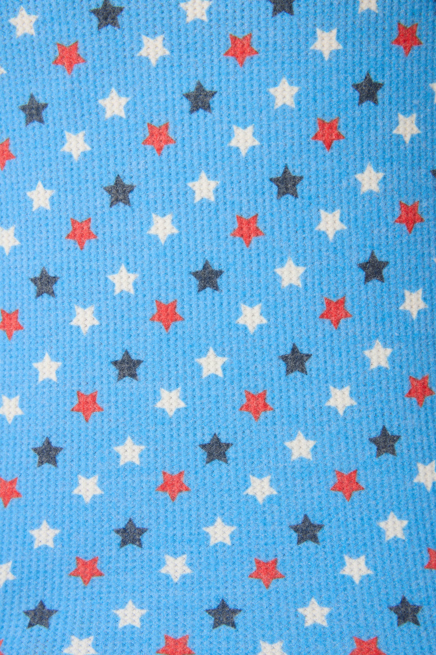 Star Spangled Summer Bay Blue Star Print Sleep Shorts