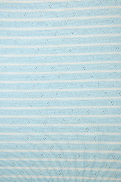 Sweet Stripes Morning Blue Long PJ Set