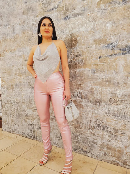 Expensive Views Metallic Rose Pants