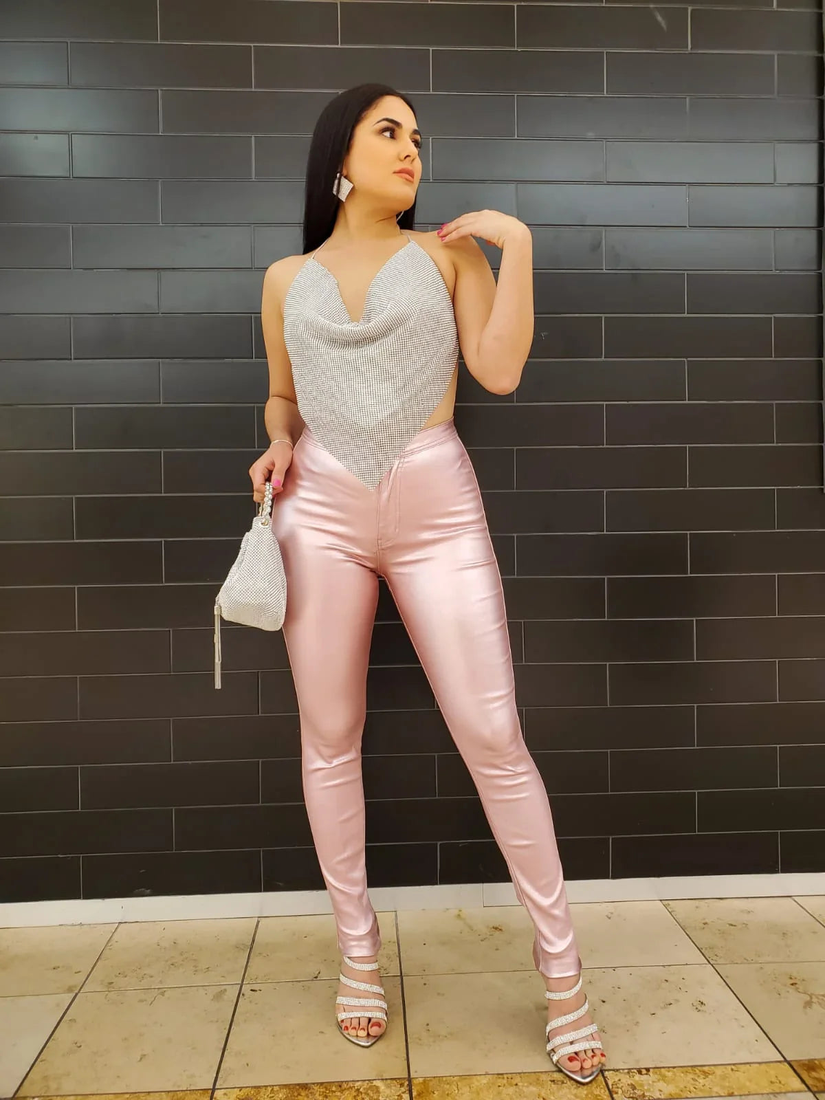 Expensive Views Metallic Rose Pants