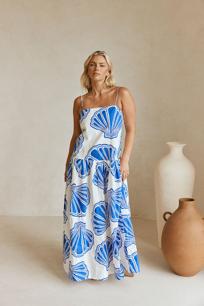 SAMPLE-Bette Dress - Seashell