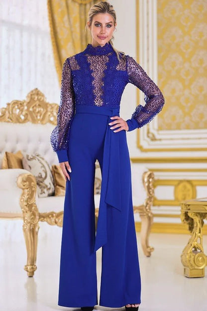 First Impression Blue Jumpsuit