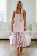 Love This Day Midi Dress - Mauve
