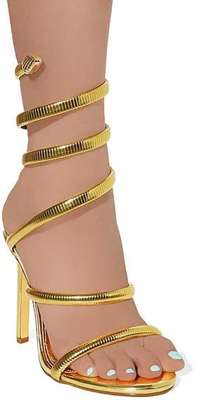Helix Nikia Harmony Heels Gold