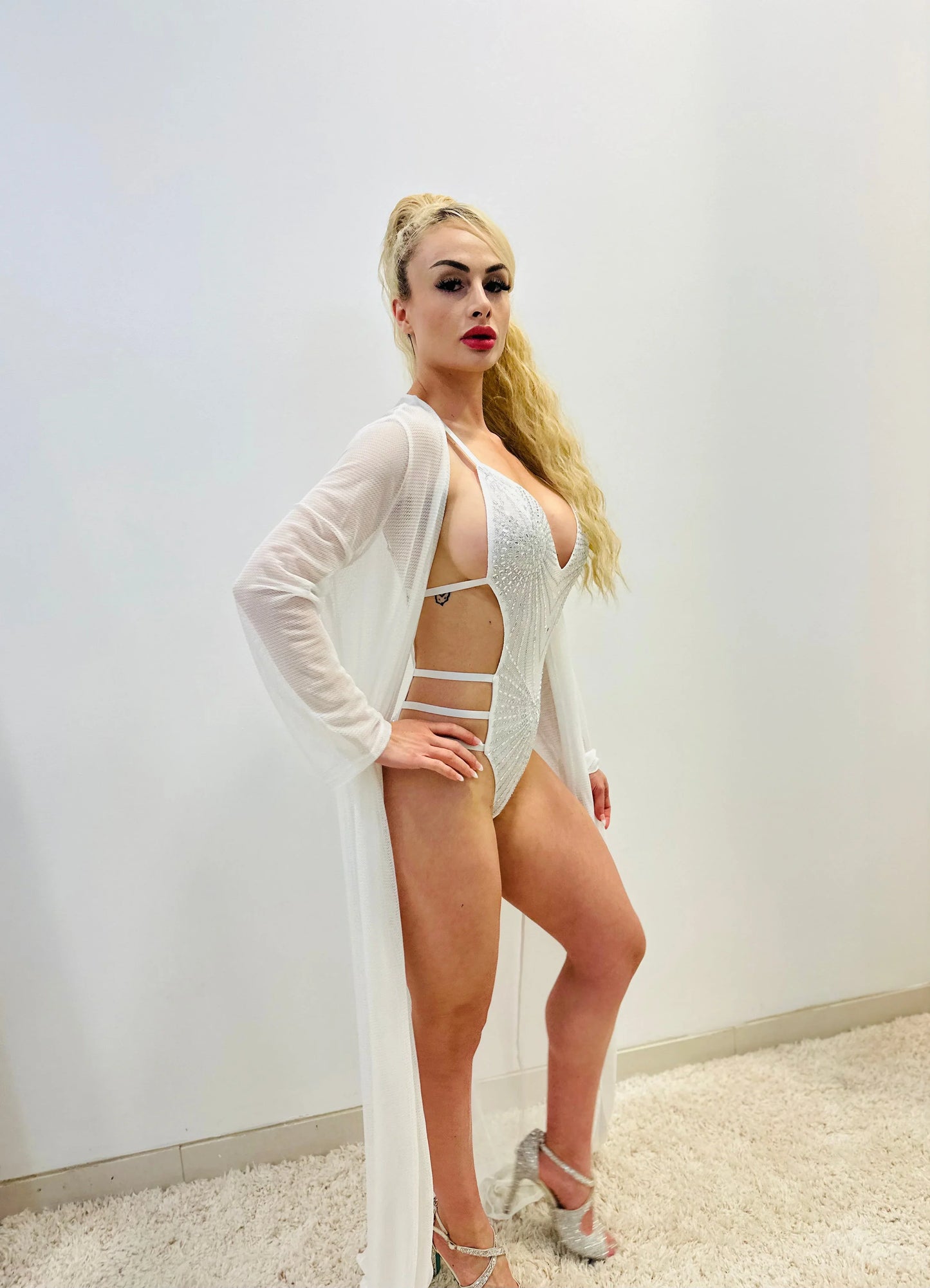 2 PCs Valerie Swim Set (White)
